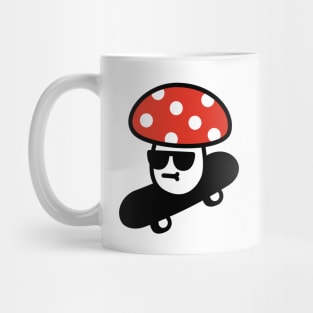 Skateboarding Fly Agaric Mug